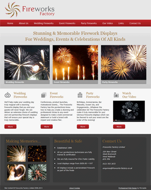Fireworks Factory Home Page
